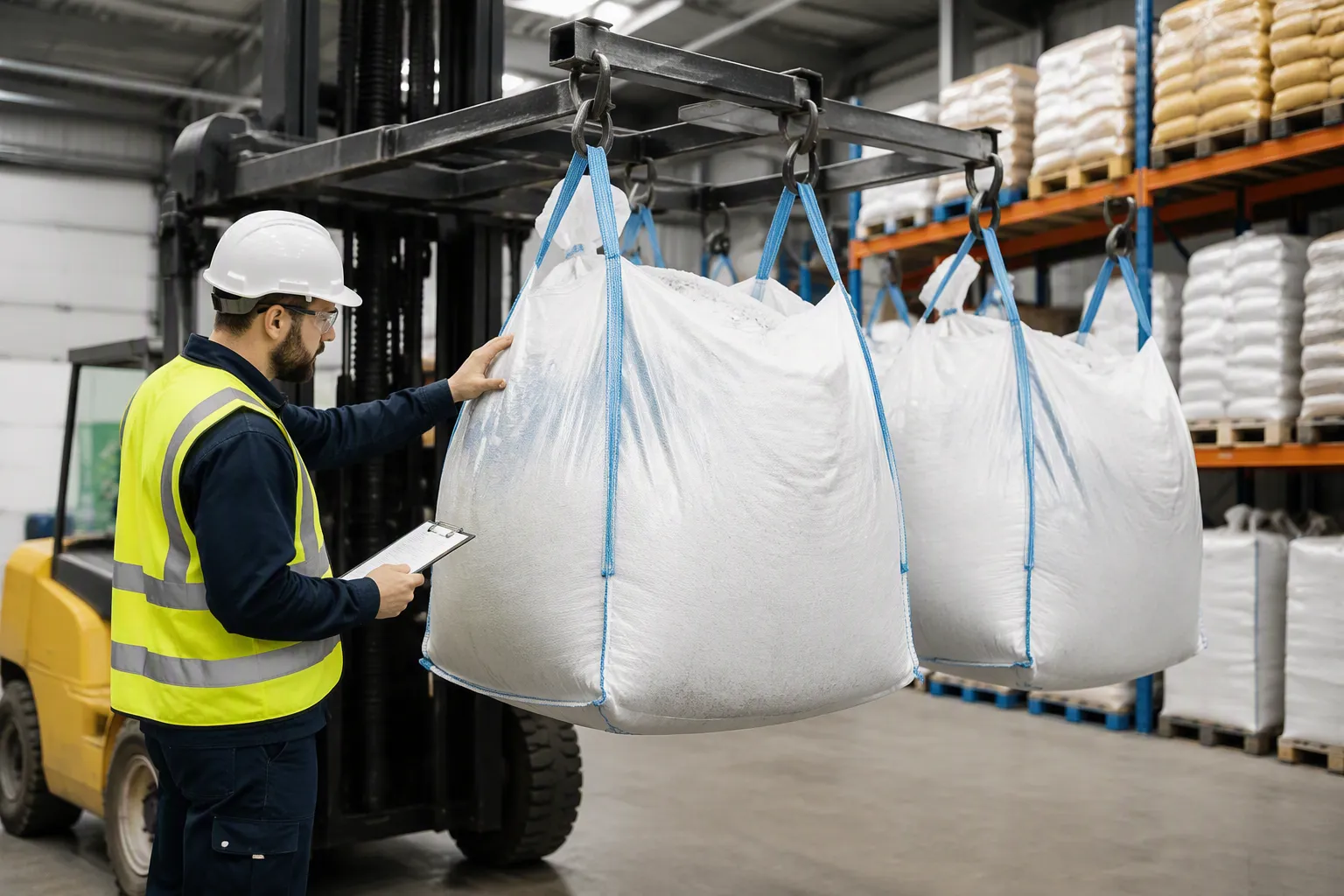 O que são big bags FIBC e por que são amplamente utilizados para o transporte de materiais a granel?