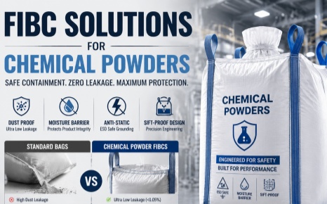 Como escolher o big bag FIBC ideal para produtos químicos em pó?