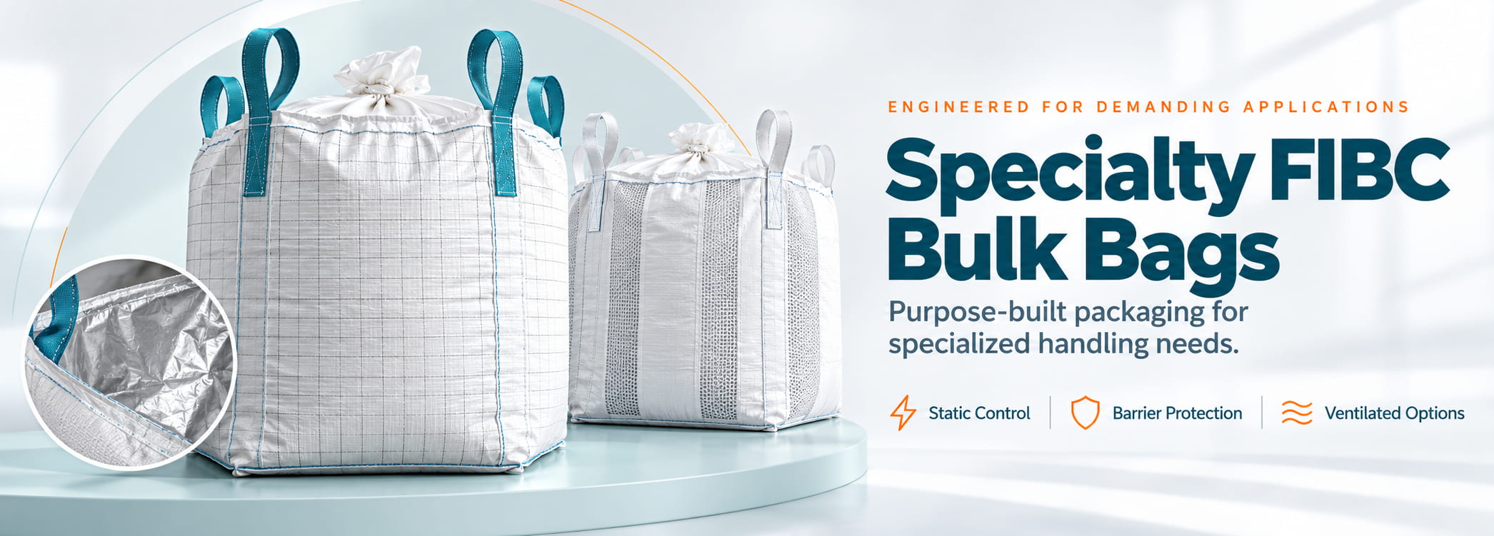 Sacos FIBC especiais para granel